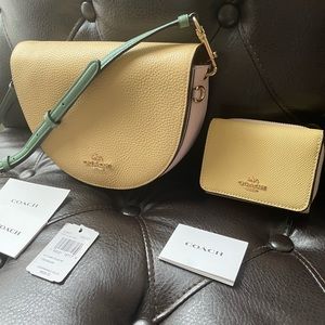 Coach Ellen Crossbody *Auth Like New Colorblock for Summer ☀️ Tags Wallet